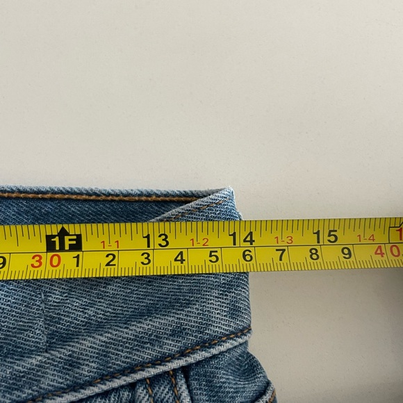 Veronica Beard Dylan Full Length Straight High Rise Light Blue Jeans - Picture 6 of 6